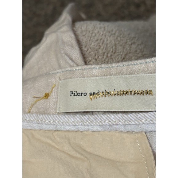 Pilcro and the Letterpress Anthropologie Linen Blend Wide Leg Pants Women's 2 - Picture 7 of 10